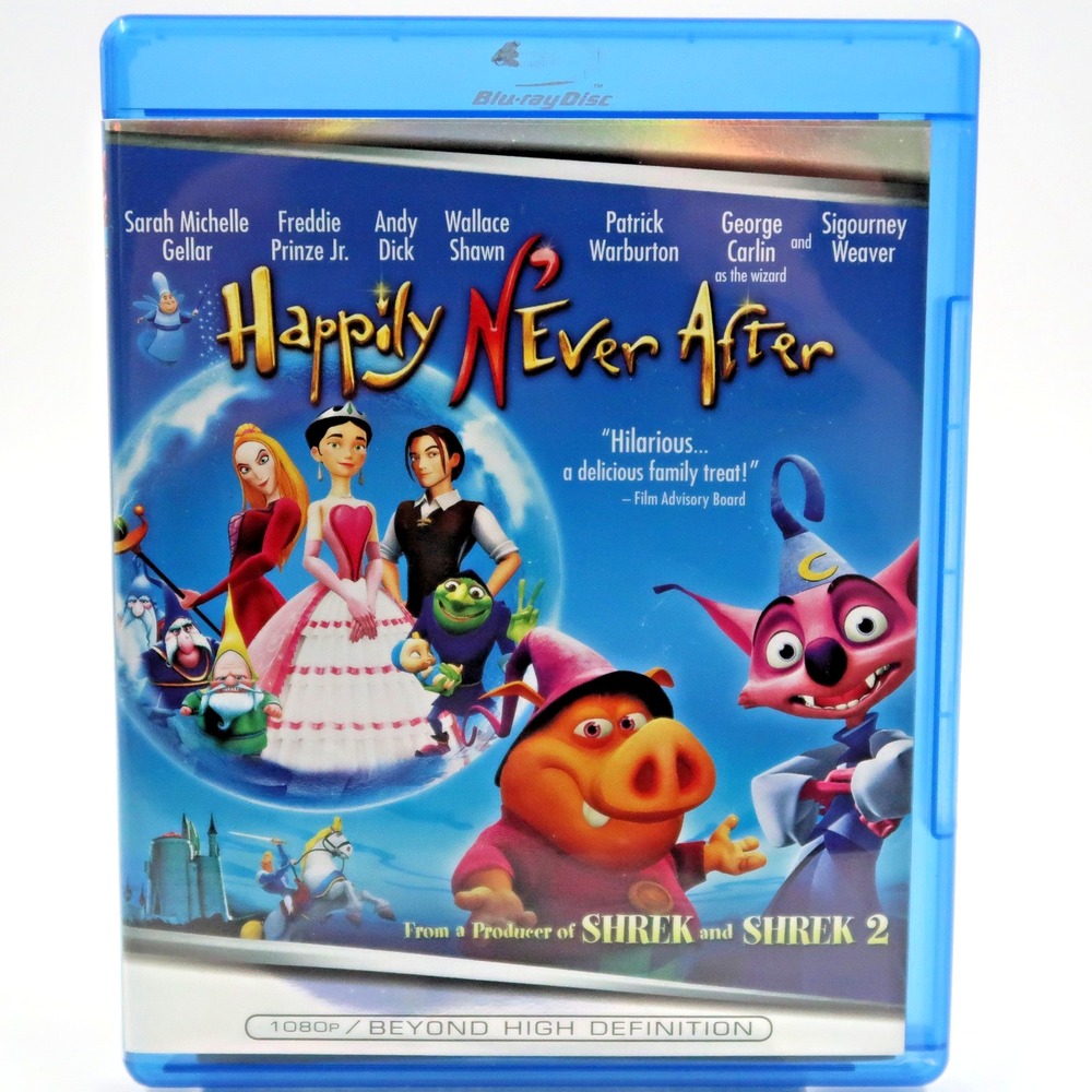 Happily N'ever After Blu-ray 2007 Lionsgate Animated Movie PG Gellar Prinze Jr